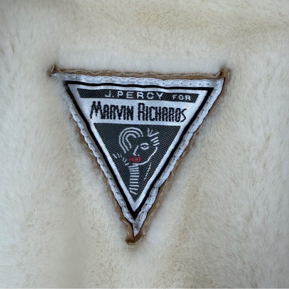J Percy Marvin Richards Suede Leather Chore Barn Jacket Fur Lined Coat Women’s M - Picture 4 of 12